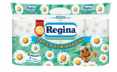 Papier toaletowy Regina Rumiankowy 8 rolek.